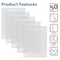Better Office Products Poly Project Plastic File Jacket Sleeves, Translucent Clear, 9in. x 11.5in., 50PK 86451 - alternate 6
